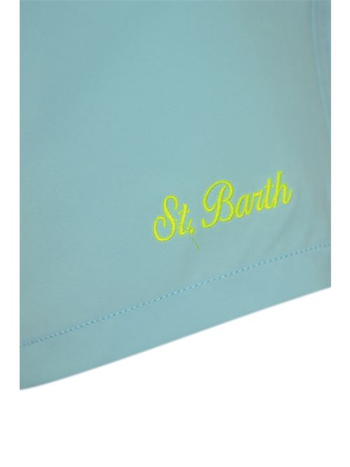 Costume da bagno Comfort azzurro Mc2 Saint Barth | COMFORT SWIMSHORT03540F SB 5694 EMB